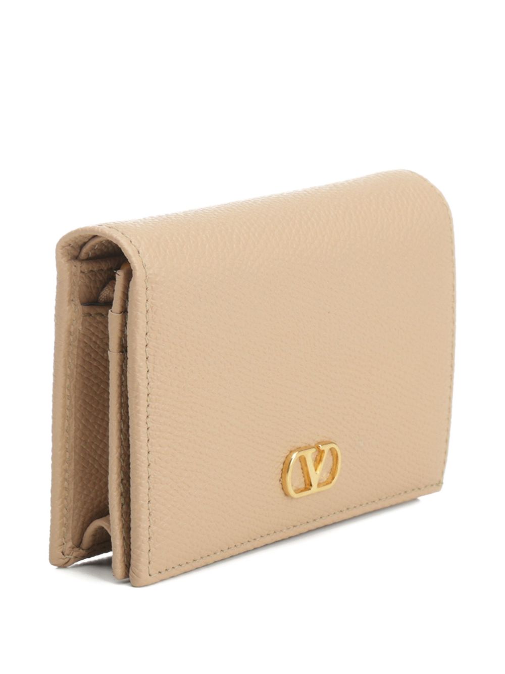 Valentino Garavani-VLogo Signature Grainy Calfskin Wallet
