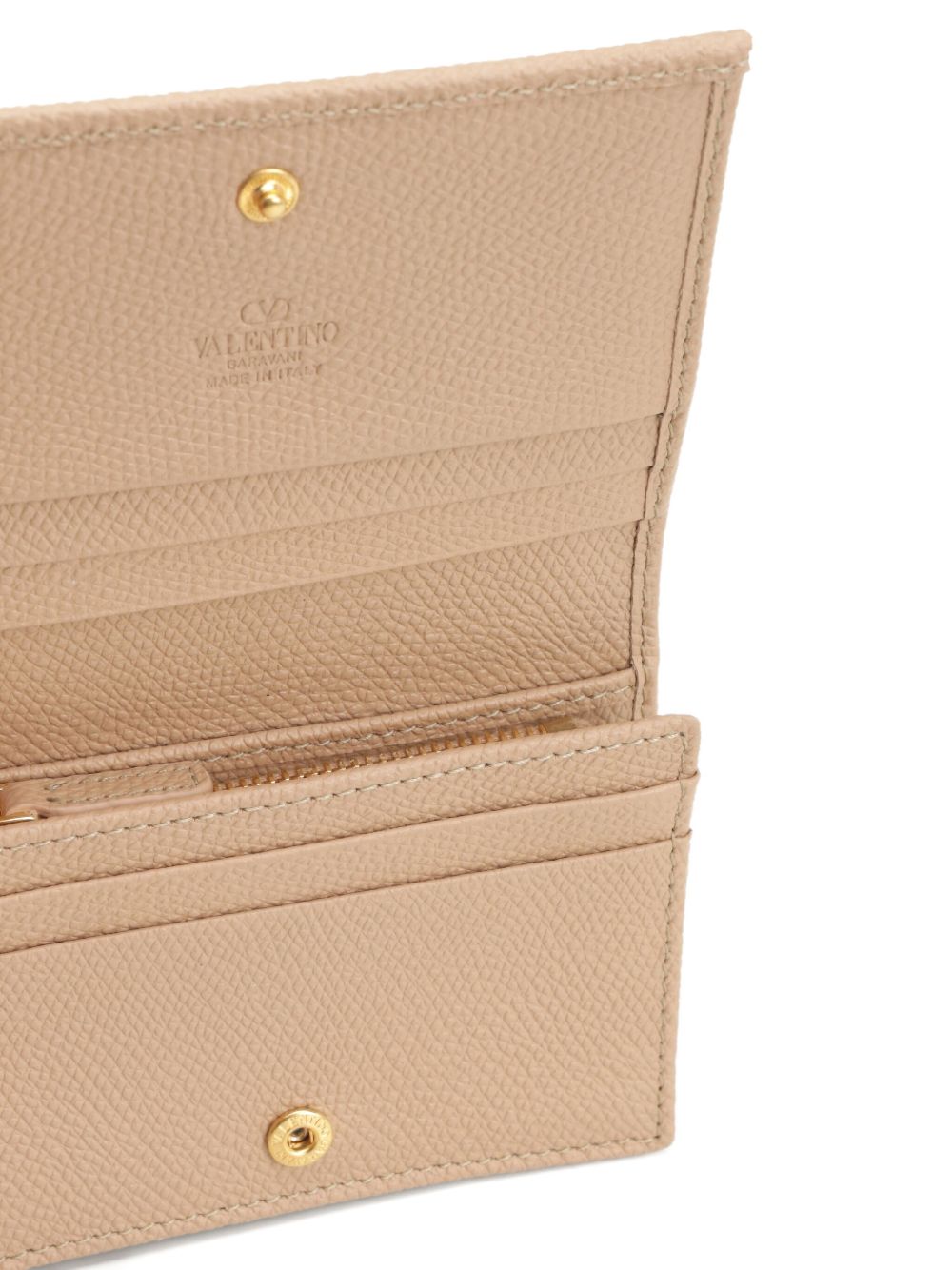 Valentino Garavani-VLogo Signature Grainy Calfskin Wallet