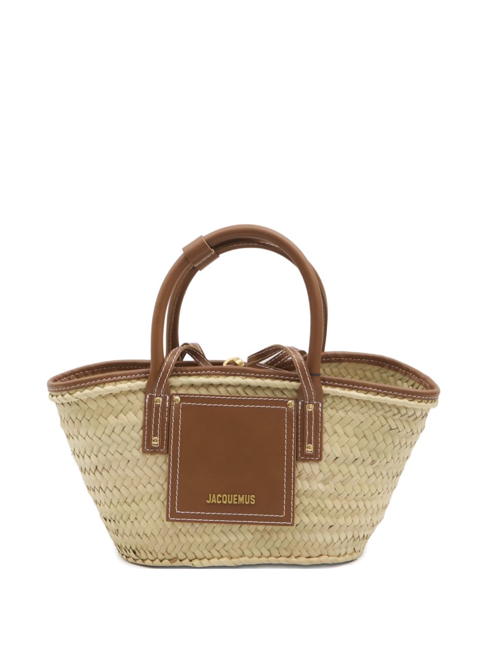 Jacquemus Le Panier Soli rafia basket bag