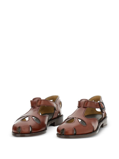 HEREU Sandals Leather Brown