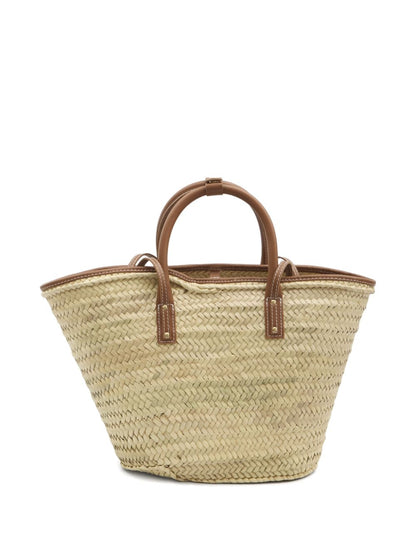 Jacquemus Le Panier Soli rafia basket bag