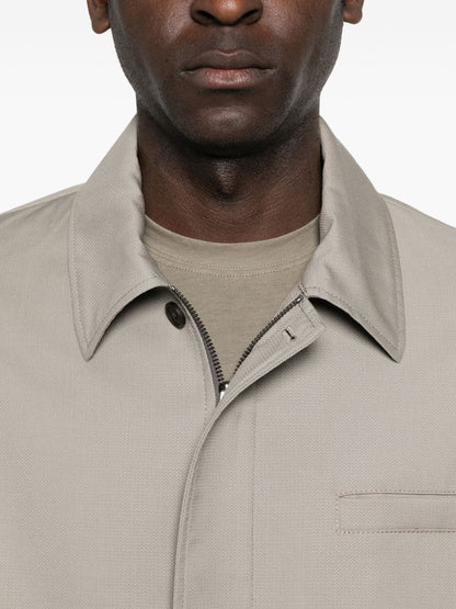 Emporio Armani Coats Dove Grey