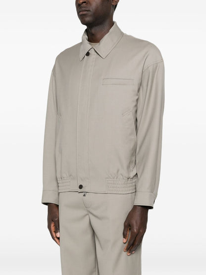 Emporio Armani Coats Dove Grey