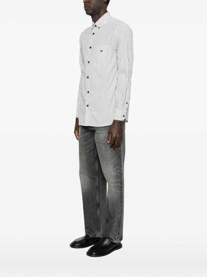 Emporio Armani Shirts Clear Blue