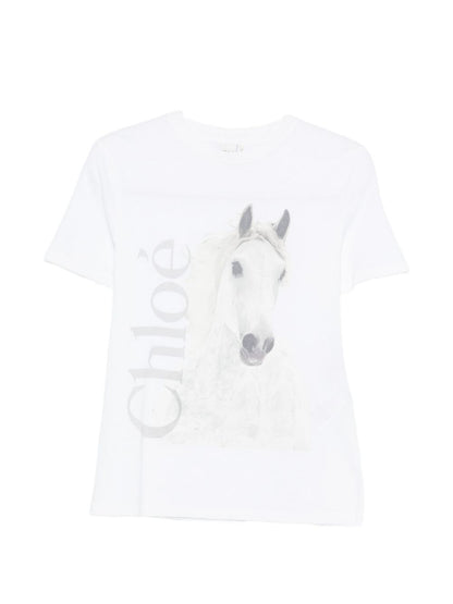 Chloé Chloè T-shirts and Polos White