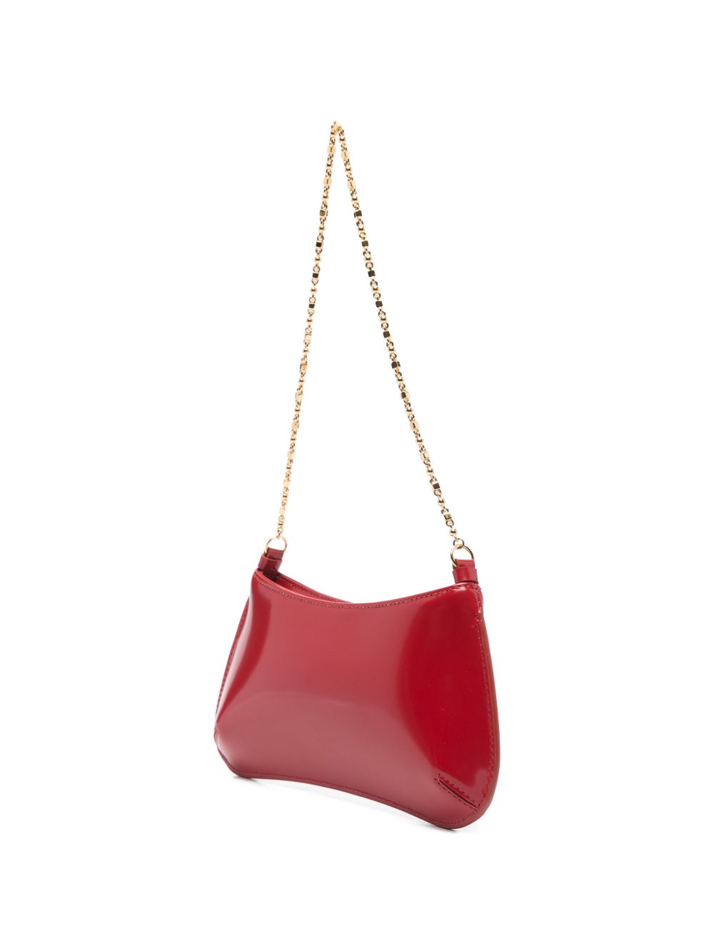 Jacquemus Le Petit Bisou Chaine leather shoulder bag