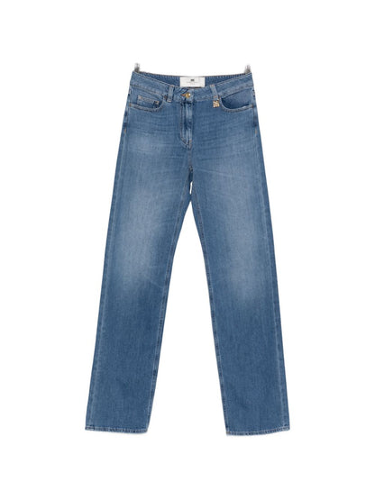 Elisabetta Franchi Denim cotton jeans