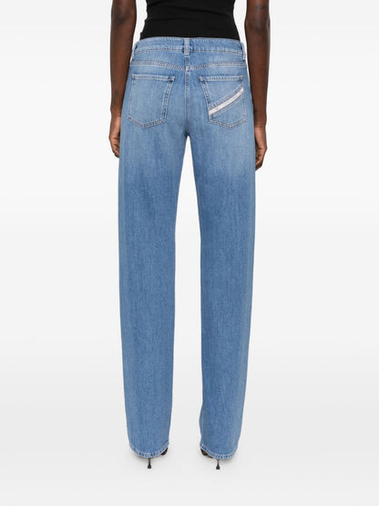 Elisabetta Franchi Denim cotton jeans