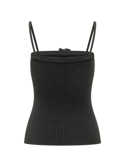 Courreges Pre CourrÃ¨ges Ribbed tank top