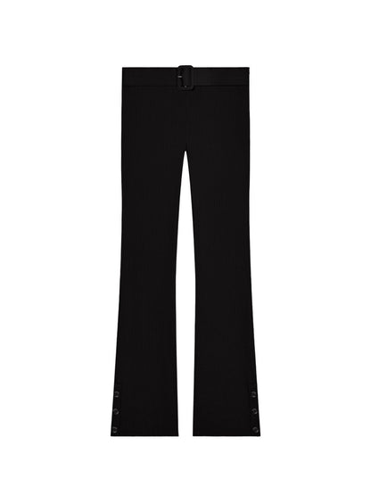 Courreges Pre CourrÃ¨ges Ribbed knitted trousers