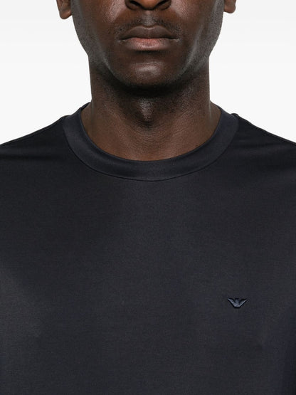 Emporio Armani Modal and silk blend t-shirt