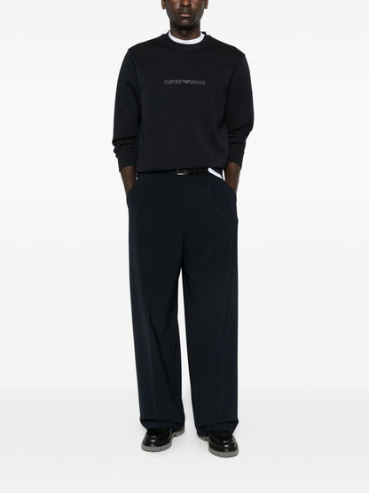 Emporio Armani Sweaters Blue