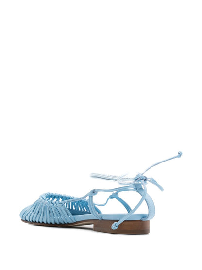 HEREU Flat shoes Clear Blue