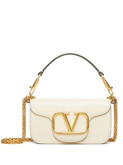 Valentino Garavani Alltime Grainy Calfskin Shoulder Bag