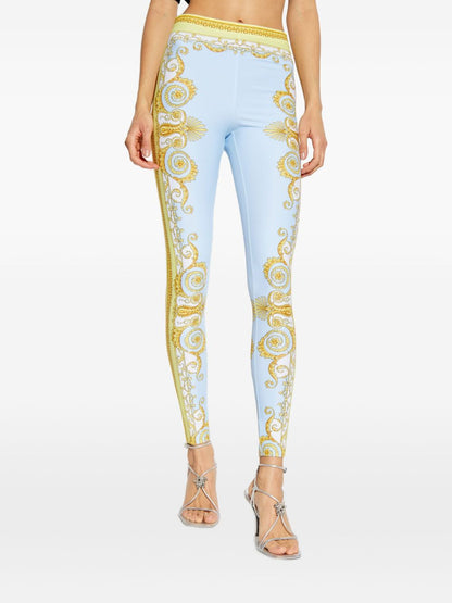 Versace Trousers Clear Blue