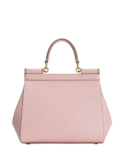 Dolce & Gabbana-medium Sicily handbag in pink leather
