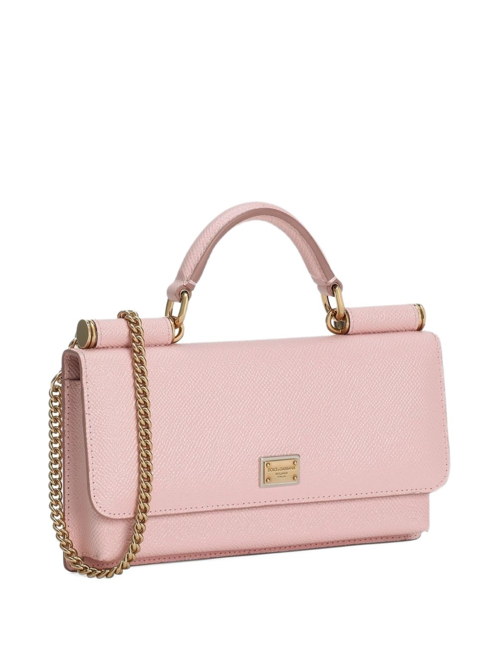 Dolce & Gabbana-Miss Sicily mini bag in pink leather