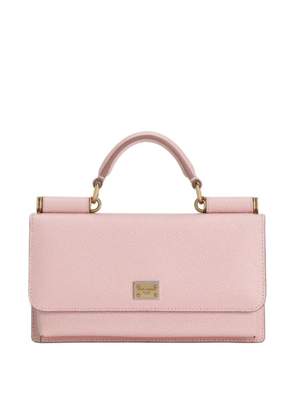 Dolce & Gabbana-Miss Sicily mini bag in pink leather