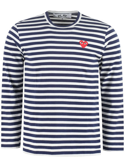 Comme Des Garcons Comme Des GarÃ§ons Striped cotton t-shirt