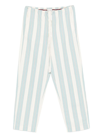 Forte Forte Striped drawstring trousers