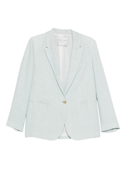 Forte Forte Linen single-breasted jacket