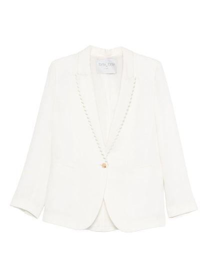 Forte Forte Linen single-breasted jacket