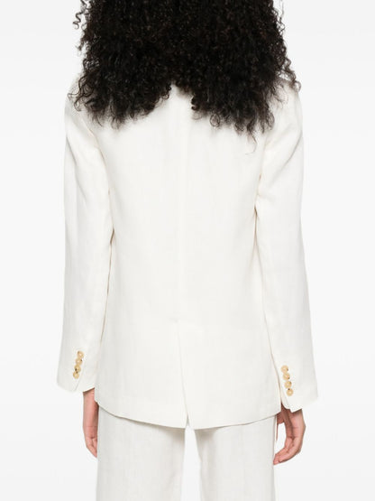 Forte Forte Linen single-breasted jacket