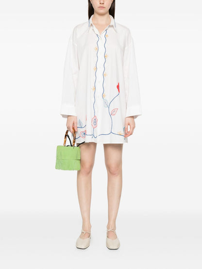 Forte Forte Embroidered cotton shirt