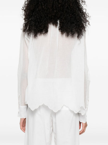 Forte Forte Embroidered cotton shirt