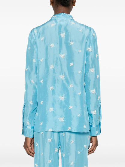 Forte Forte Embroidered silk shirt
