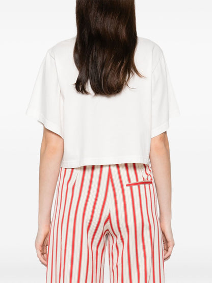 Forte Forte Embroidered cotton t-shirt