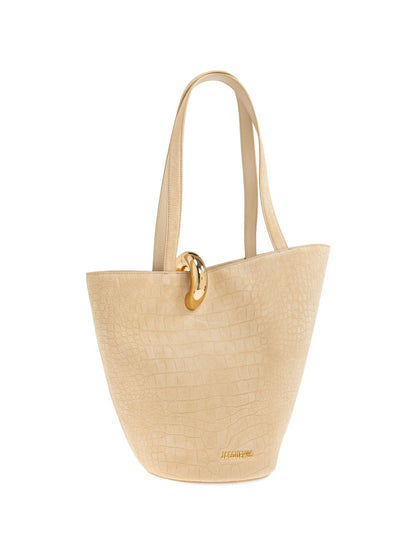 Jacquemus Le Bambola Moyen leather bucket bag