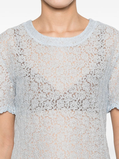 Ermanno Scervino T-shirts and Polos Clear Blue