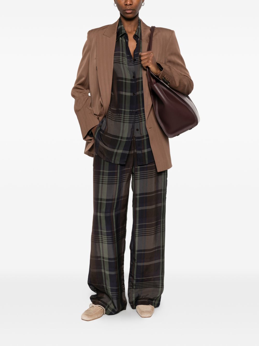 Stella McCartney Jackets Leather Brown