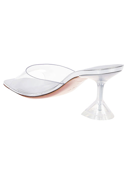Amina Muaddi Lupita Glass Slipper