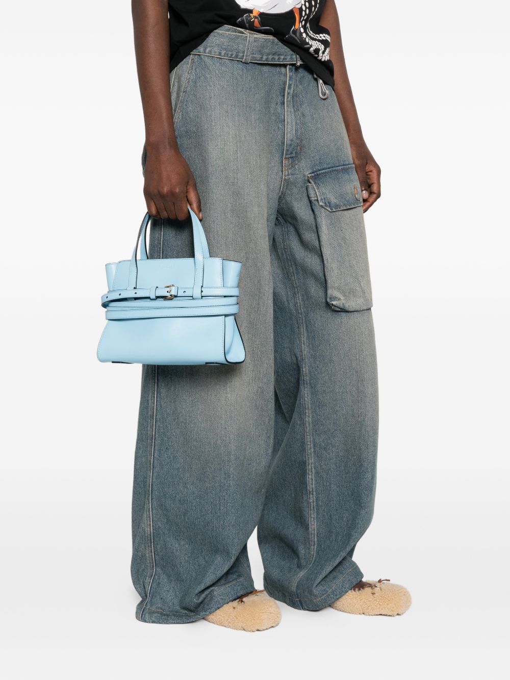 Moschino Bags.. Clear Blue