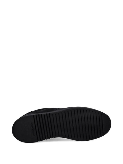 Emporio Armani Nylon sneakers with leather details