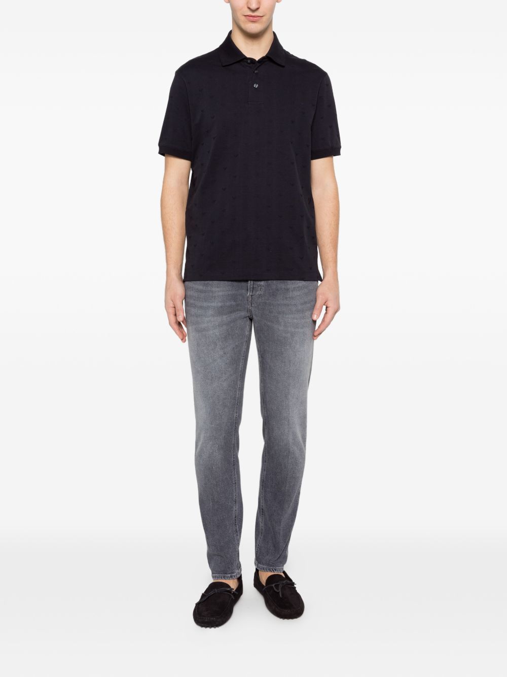 Emporio Armani Logo cotton polo shirt