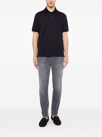 Emporio Armani Logo cotton polo shirt