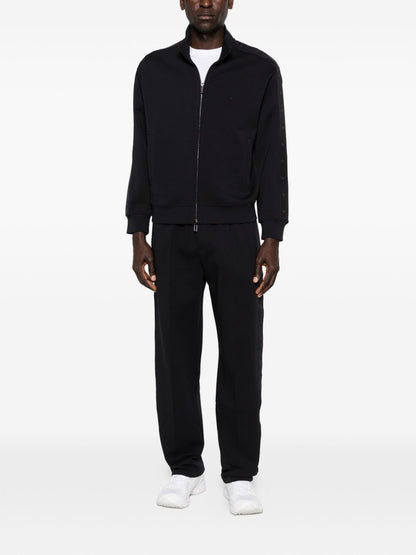 Emporio Armani Cotton zipped sweatshirt