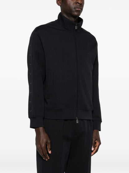 Emporio Armani Cotton zipped sweatshirt
