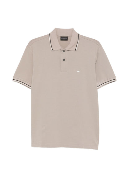 Emporio Armani Logo cotton polo shirt