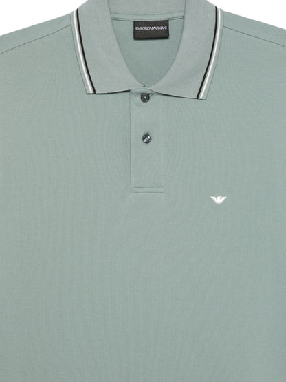 Emporio Armani Logo cotton polo shirt