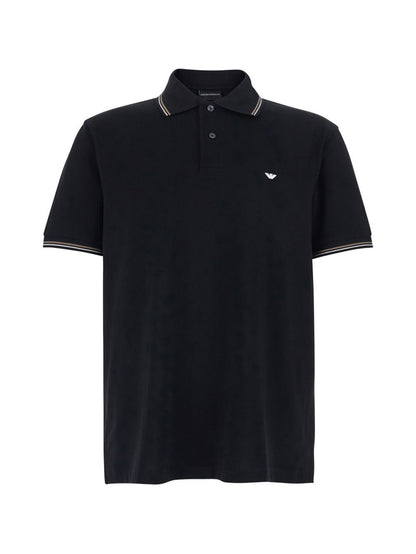 Emporio Armani Logo cotton polo shirt