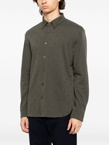 Emporio Armani Logo cotton shirt