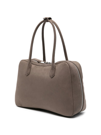Emporio Armani Eagle Club Capsule Collection Suede-Effect Shoulder Bag