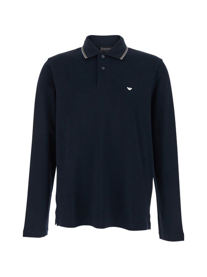 Emporio Armani Logo cotton polo shirt
