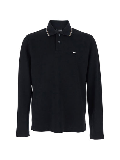 Emporio Armani Logo cotton polo shirt