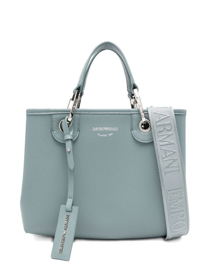 Emporio Armani Small Myea Shopper Bag With Deer Print