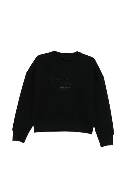 Emporio Armani Cotton crewneck sweatshirt
